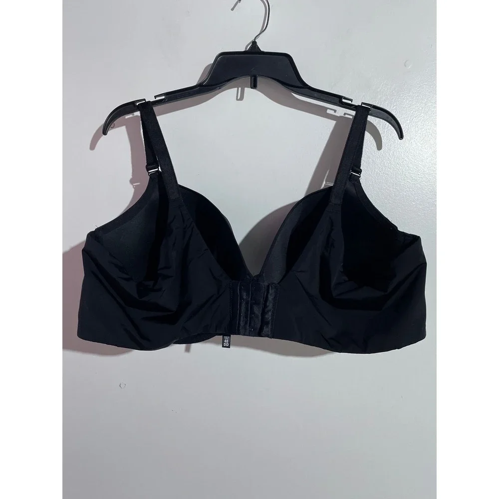 Torrid curvy black underwire black bra 48DD‎